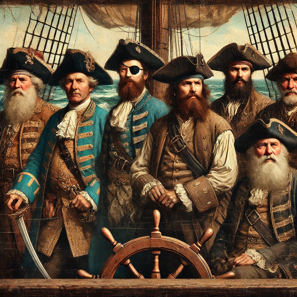 Berühmte Piraten, Piratenschätze, Blackbeard, Captain Kidd