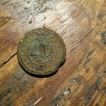 Französischer Uniformknopf des 49. Regiments