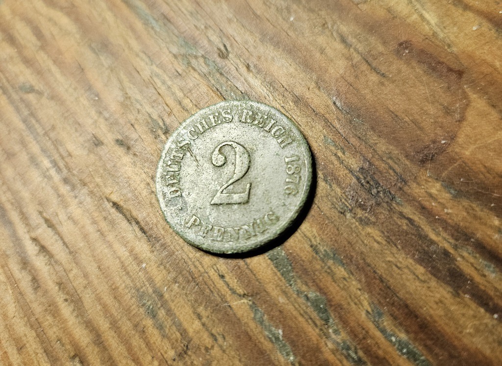 2 Pfennig Deutsches Reich 1876 – Wert, Pflege & Geschichte