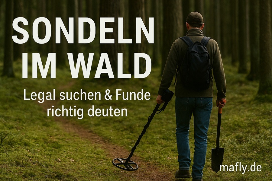 Sondeln im Wald: Legal suchen & Funde richtig deuten