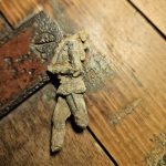 Bodenfund Zinnsoldaten um 1900