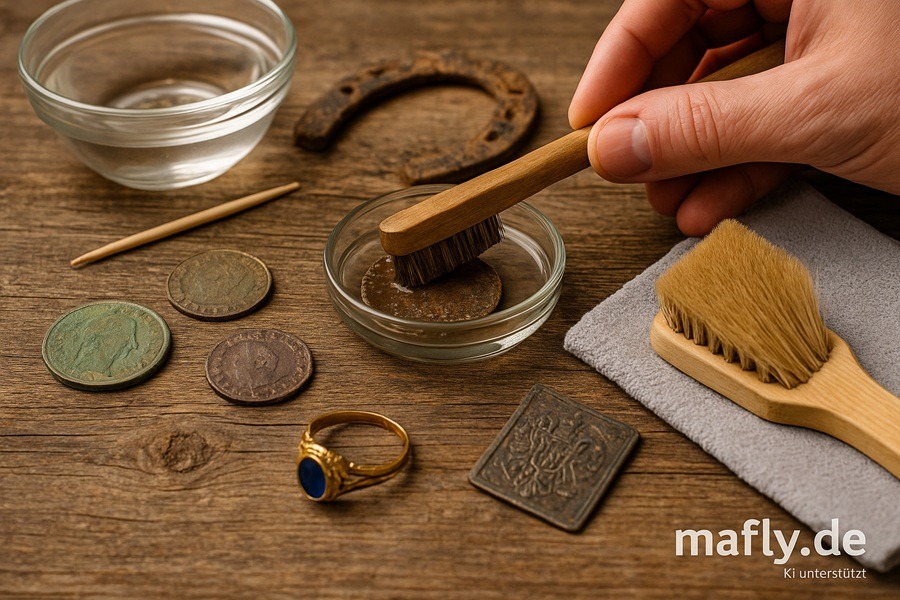 Fundreinigung: Münzen, Schmuck & Relikte säubern