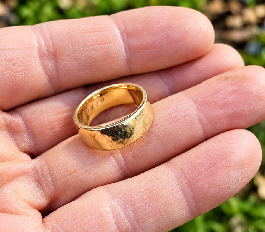 Ringsuche mit Metalldetektor – meine Auftragssuche